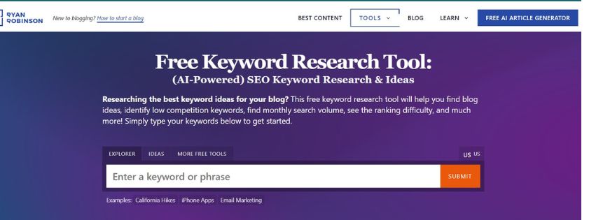free keyword research tool