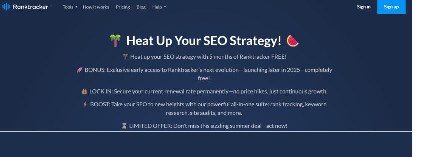 ranktracker- keyword research tool