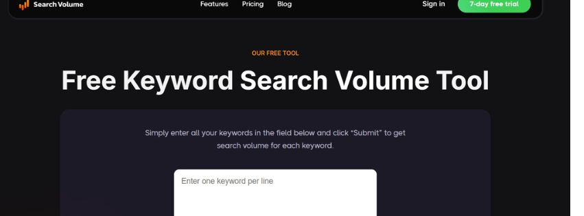 search volume io- keyword research tool